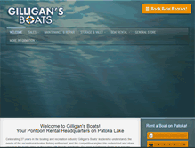 Tablet Screenshot of gilligansboats.com