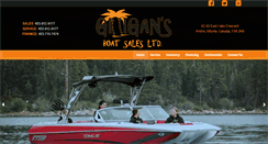 Desktop Screenshot of gilligansboats.ca