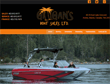 Tablet Screenshot of gilligansboats.ca